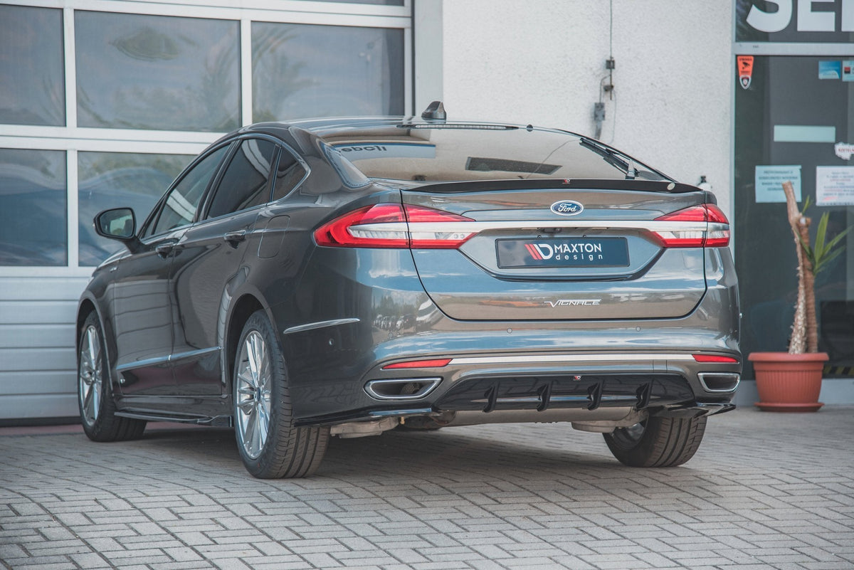 Maxton Design - Diffusor Heck Ansatz für Ford Mondeo Vignale Mk5 Facelift - Aerowerk.