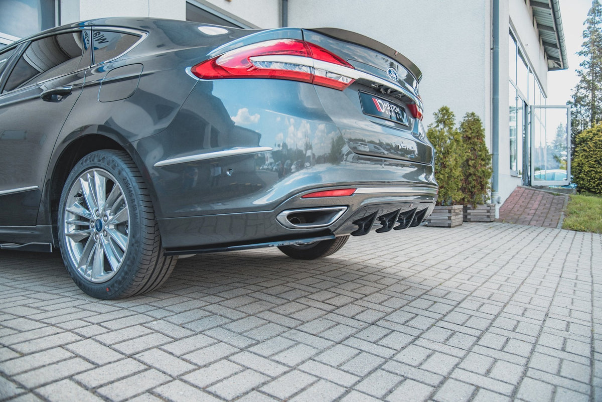 Maxton Design - Diffusor Heck Ansatz für Ford Mondeo Vignale Mk5 Facelift - Aerowerk.