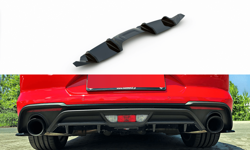 Maxton Design - Diffusor Heck Ansatz für Ford Mustang Mk. 6 Facelift - Aerowerk.