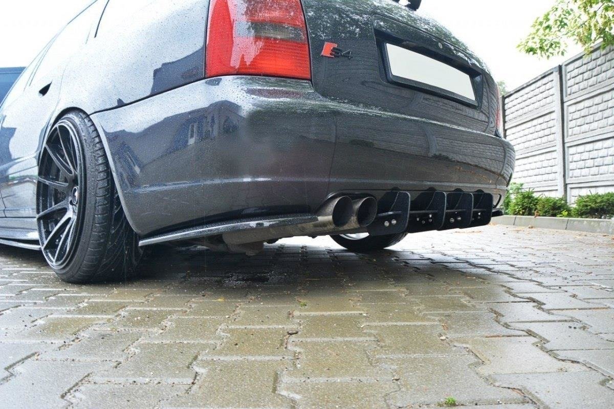 Maxton Design - Diffusor Heck Ansatz für Heckschürze für AUDI S4 B5 Avant - Aerowerk.