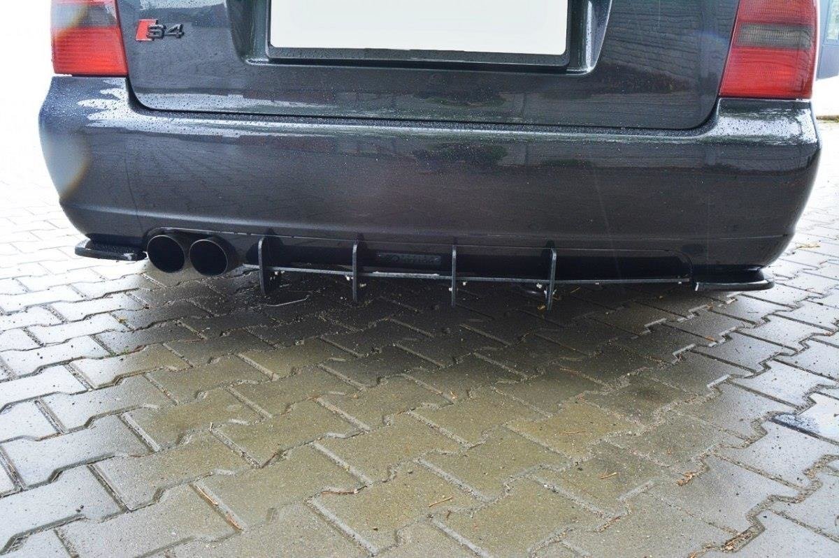 Maxton Design - Diffusor Heck Ansatz für Heckschürze für AUDI S4 B5 Avant - Aerowerk.