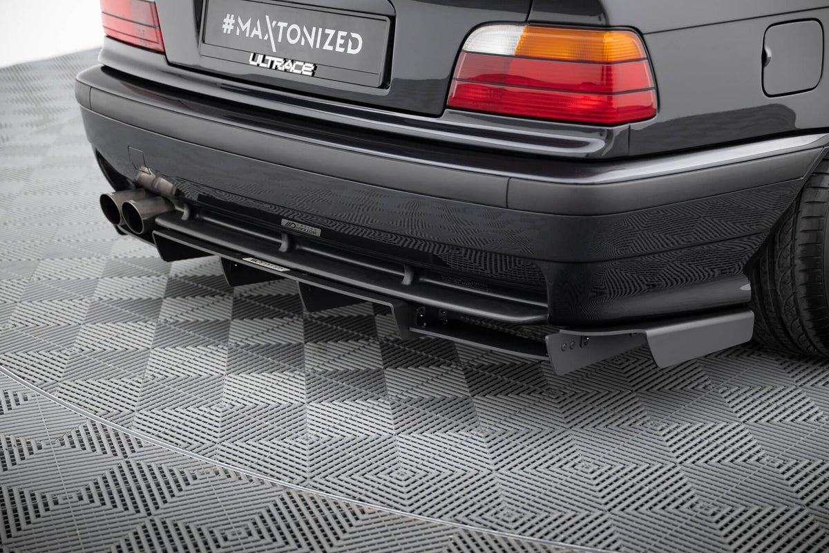 Maxton Design - Diffusor Heck Ansatz für Heckschürze für BMW M3 / 3er M - Paket E36 Coupe - Aerowerk.