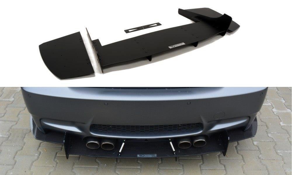 Maxton Design - Diffusor Heck Ansatz für Heckschürze für BMW M3 E92 / E93 - Aerowerk.