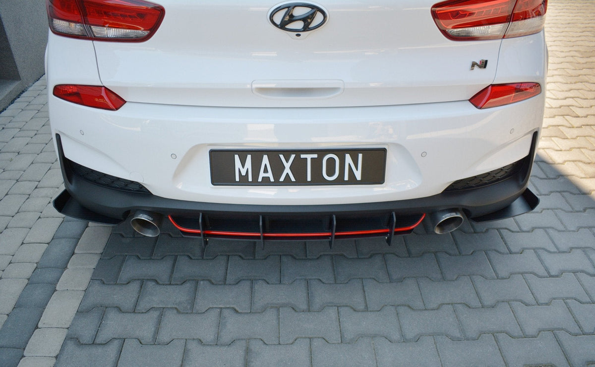 Maxton Design - Diffusor Heck Ansatz für Heckschürze für HYUNDAI I30 Mk3 N - Aerowerk.