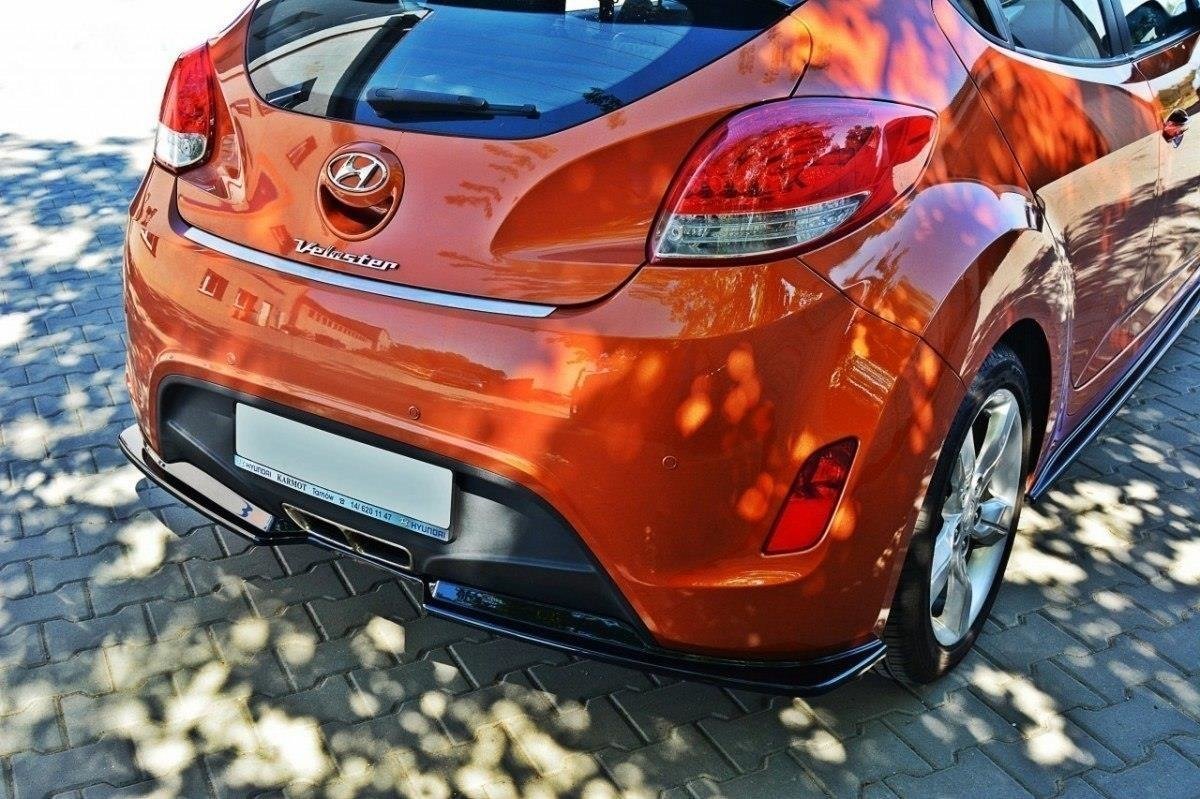 Maxton Design - Diffusor Heck Ansatz für Hyundai Veloster - Aerowerk.