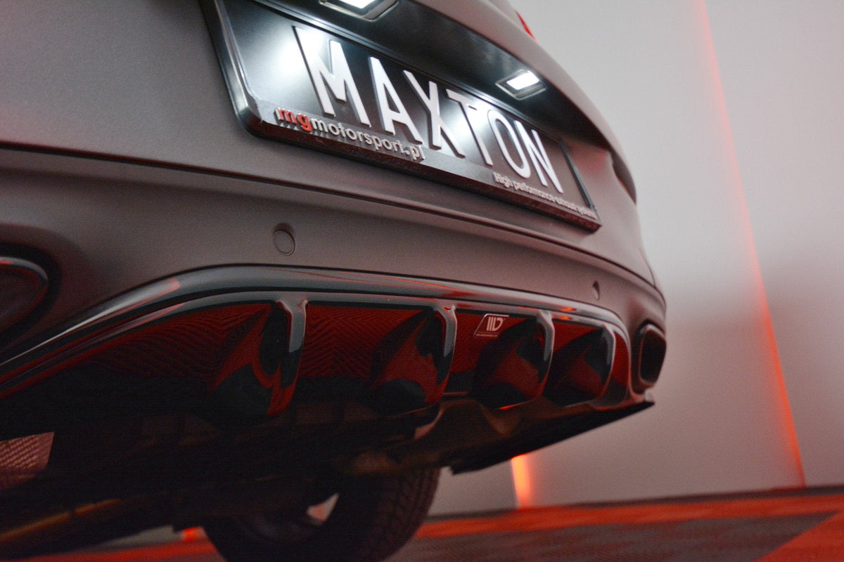 Maxton Design - Diffusor Heck Ansatz für MERCEDES - BENZ C - KLASSE W205 COUPE AMG - LINE - Aerowerk.