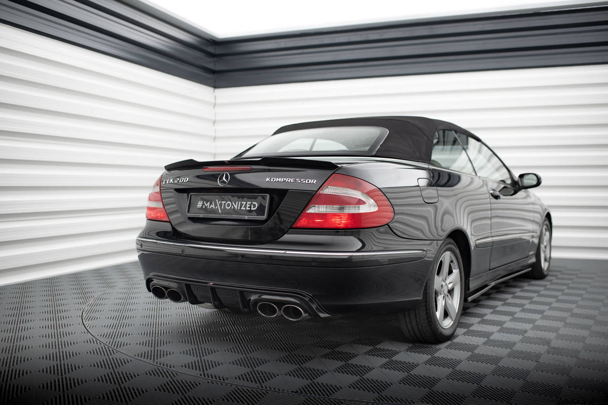 Maxton Design - Diffusor Heck Ansatz für Mercedes - Benz CLK W209 - Aerowerk.