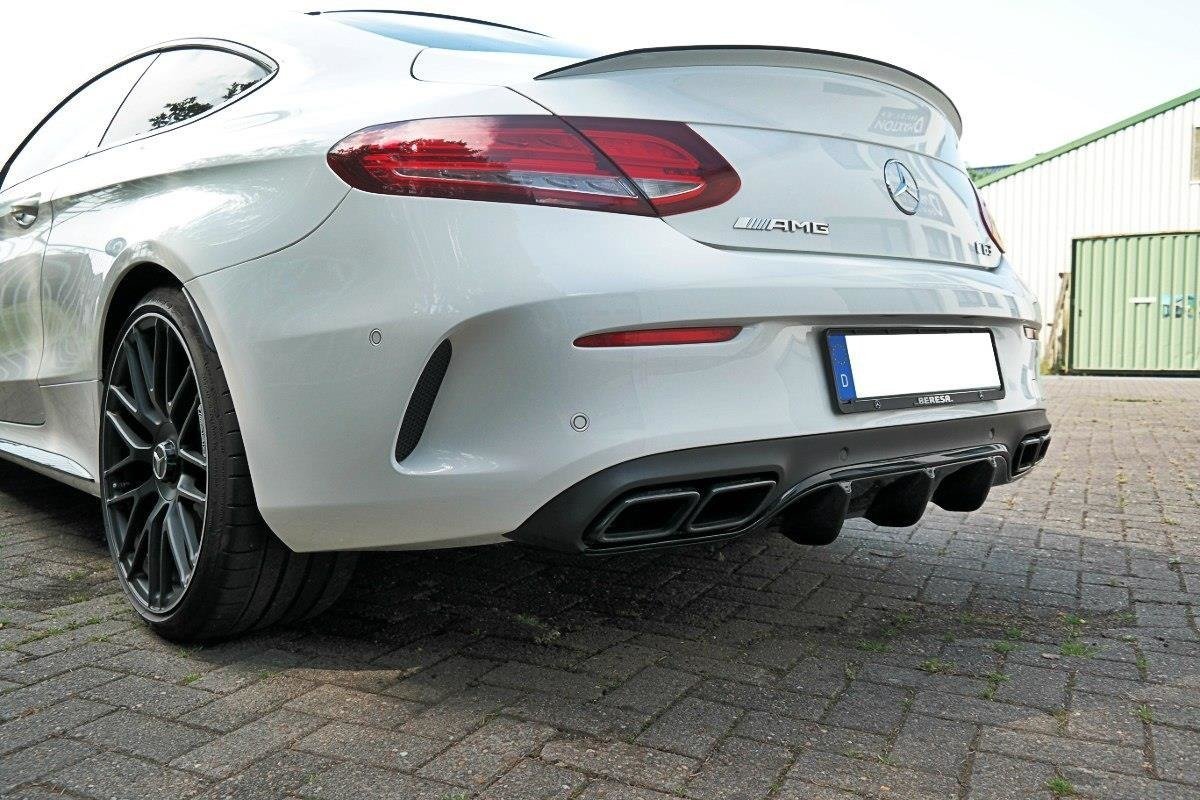 Maxton Design - Diffusor Heck Ansatz für Mercedes C - Klasse C205 63 AMG Coupe - Aerowerk.