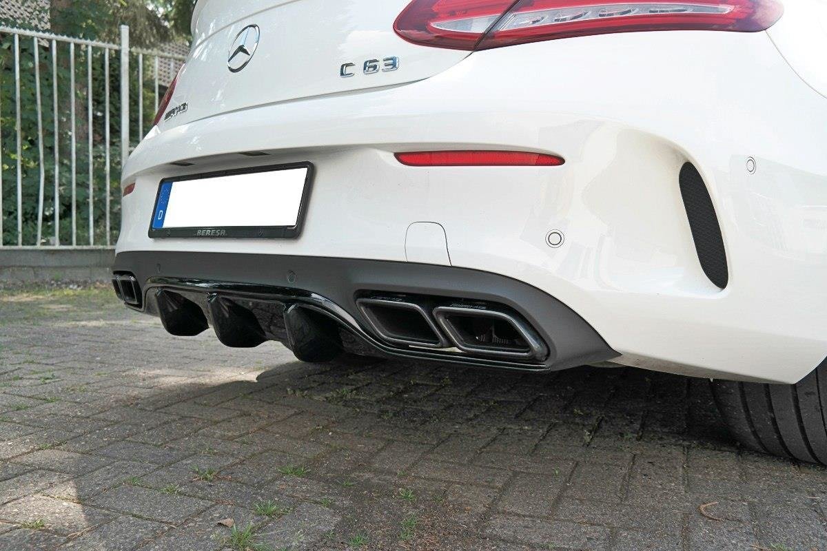 Maxton Design - Diffusor Heck Ansatz für Mercedes C - Klasse C205 63 AMG Coupe - Aerowerk.