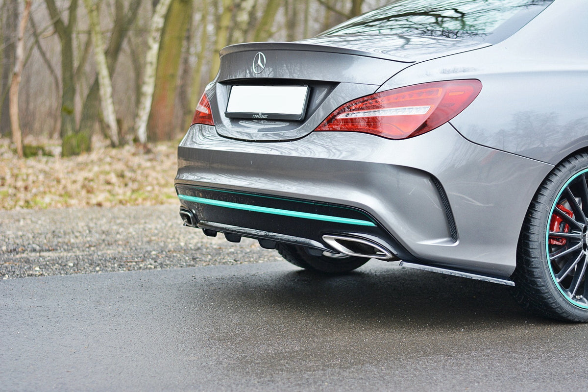 Maxton Design - Diffusor Heck Ansatz für Mercedes CLA C117 AMG - LINE FACELIFT - Aerowerk.