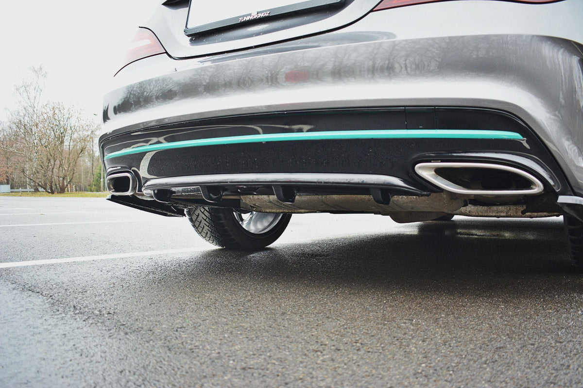 Maxton Design - Diffusor Heck Ansatz für Mercedes CLA C117 AMG - LINE FACELIFT - Aerowerk.