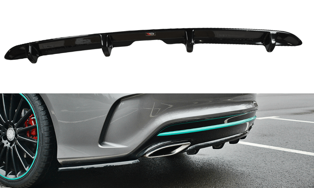 Maxton Design - Diffusor Heck Ansatz für Mercedes CLA C117 AMG - LINE FACELIFT - Aerowerk.