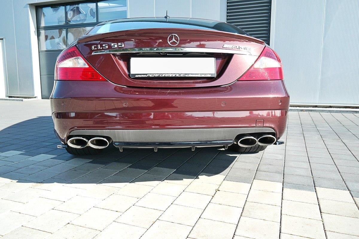 Maxton Design - Diffusor Heck Ansatz für Mercedes CLS C219 55AMG - Aerowerk.