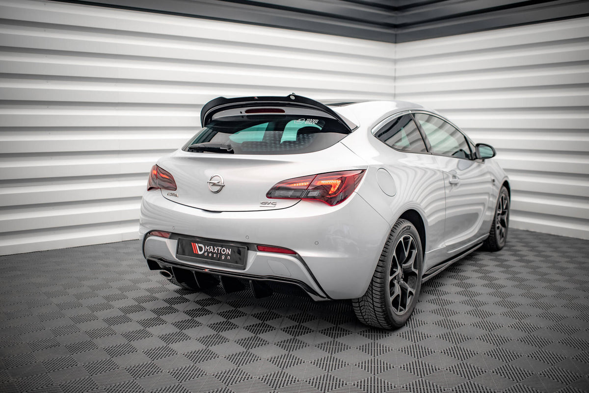 Maxton Design - Diffusor Heck Ansatz für Opel Astra GTC OPC - Line J (Einzelauspuff li.) - Aerowerk.