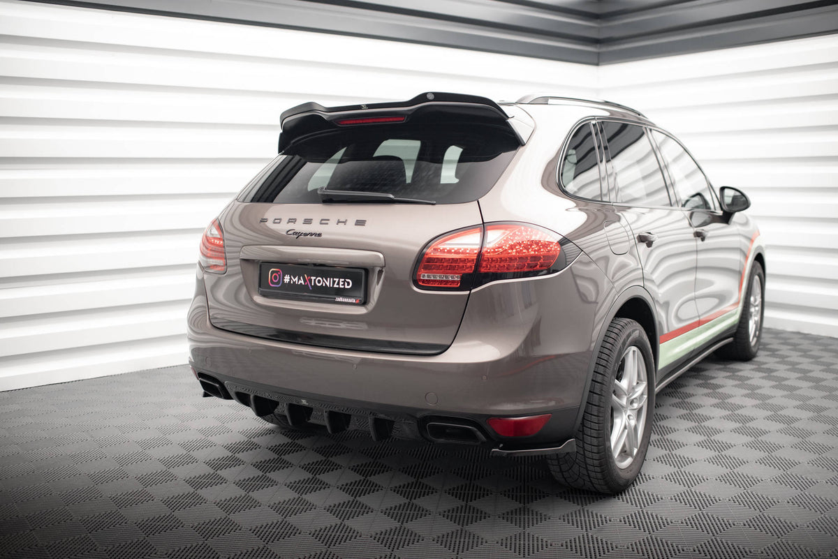 Maxton Design - Diffusor Heck Ansatz für Porsche Cayenne Turbo / Standard Mk2 - Aerowerk.