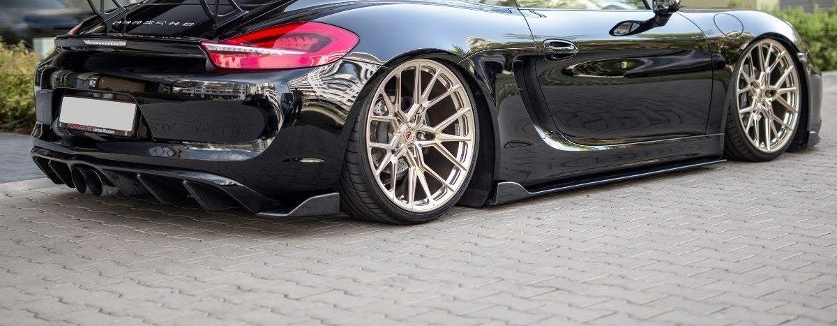 Maxton Design - Diffusor Heck Ansatz für Porsche Cayman Mk2 981C - Aerowerk.