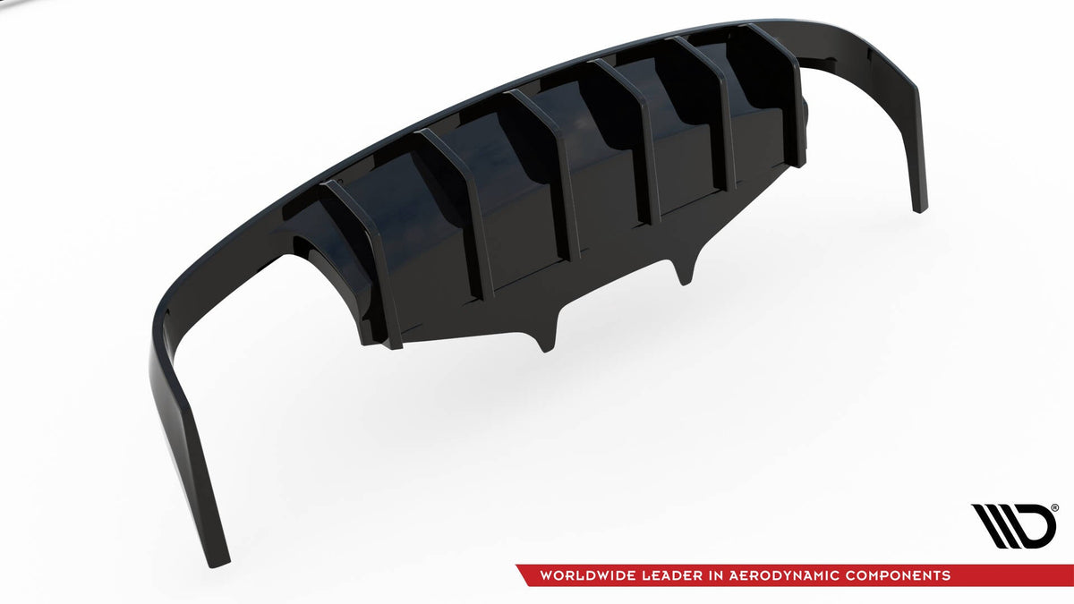Maxton Design - Diffusor Heck Ansatz für Porsche Macan Mk1 - Aerowerk.