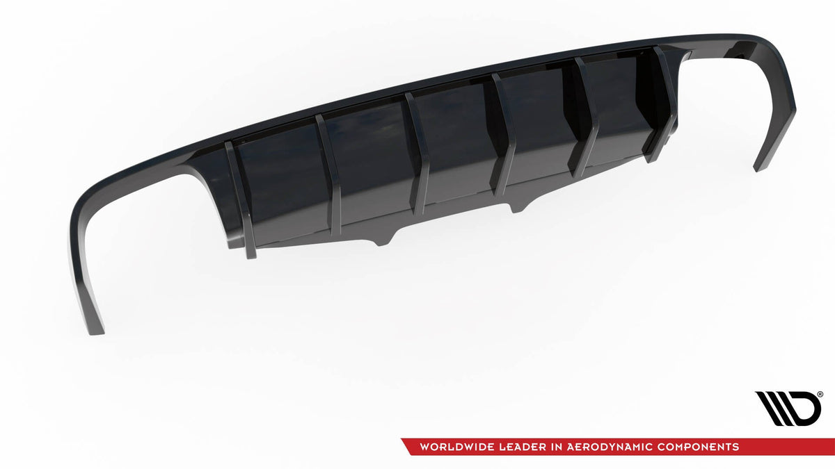 Maxton Design - Diffusor Heck Ansatz für Porsche Macan Mk1 - Aerowerk.
