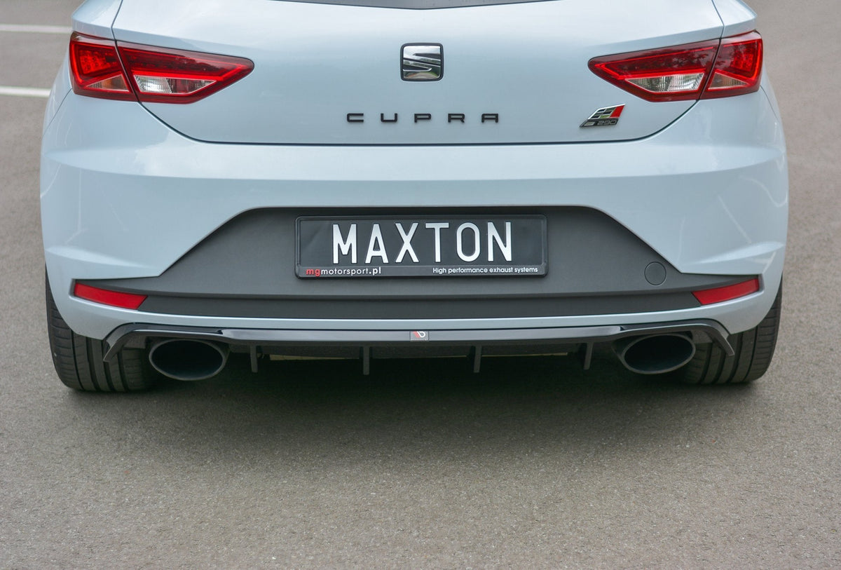 Maxton Design - Diffusor Heck Ansatz für Seat Leon III Cupra - Aerowerk.