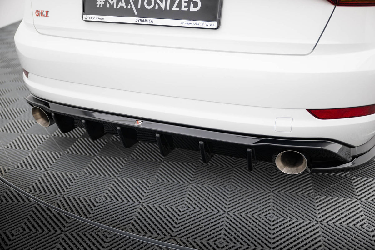 Maxton Design - Diffusor Heck Ansatz für Volkswagen Jetta GLI Mk7 - Aerowerk.