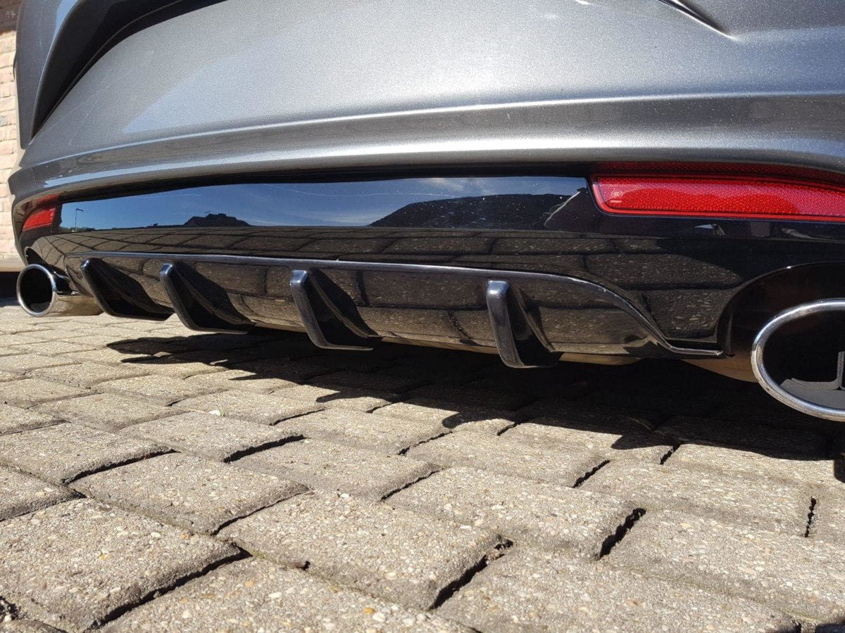 Maxton Design - Diffusor Heck Ansatz für VOLKSWAGEN SCIROCCO MK.3 R FACELIFT - Aerowerk.