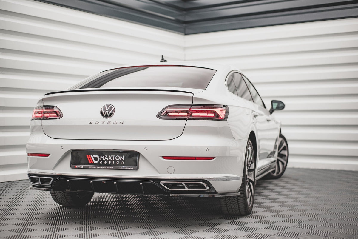 Maxton Design - Diffusor Heck Ansatz für VW Arteon R - Line Facelift - Aerowerk.