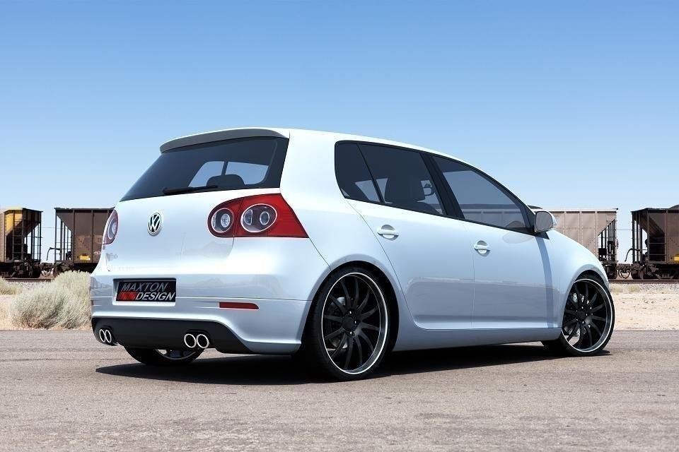 Maxton Design - Diffusor Heck Ansatz für VW GOLF 5 R32 (mit 2 Auspufflöchern) - Aerowerk.