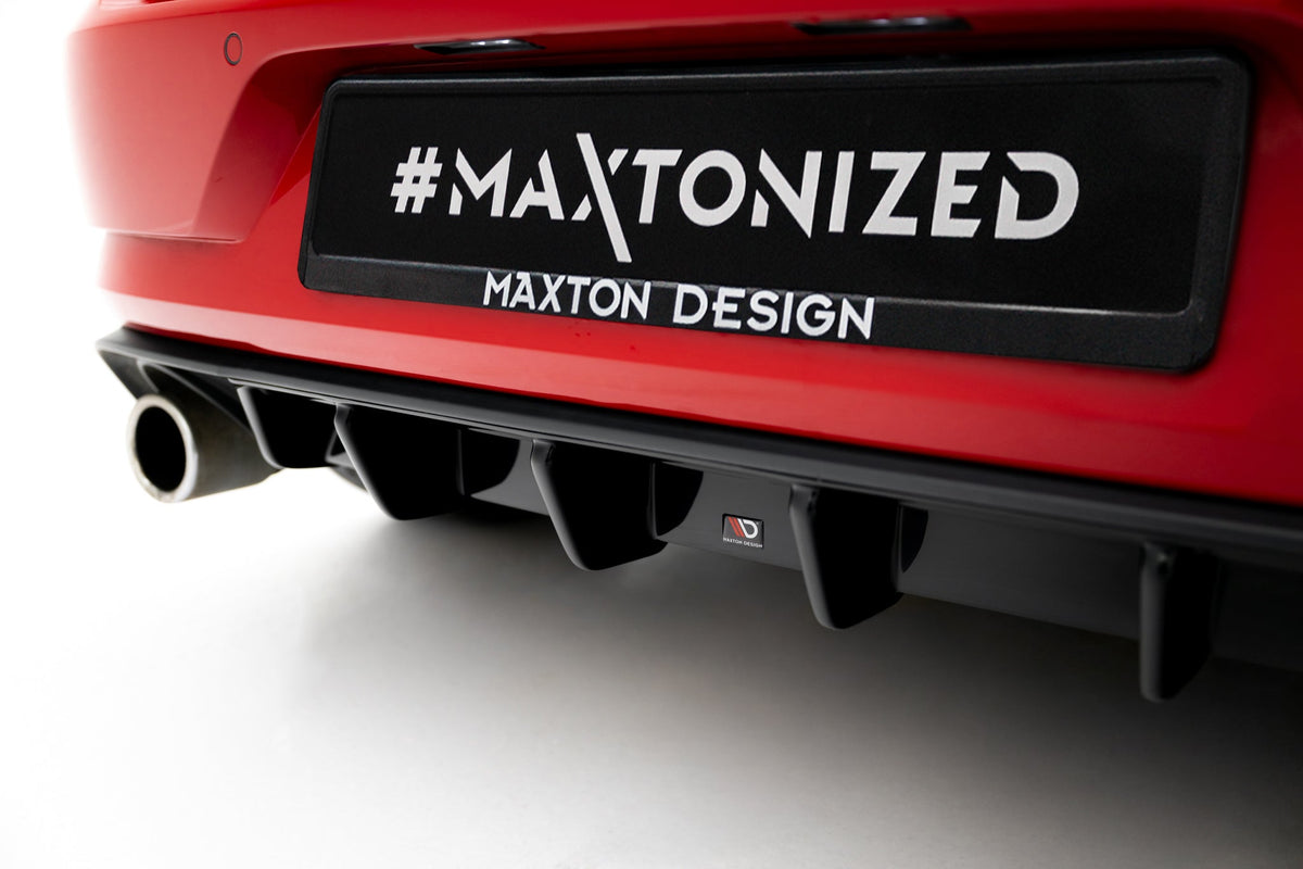 Maxton Design - Diffusor Heck Ansatz für VW GOLF 7 GTI FACELIFT - Aerowerk.