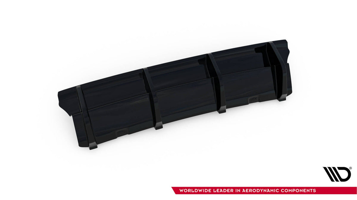 Maxton Design - Diffusor Heck Ansatz für VW Golf R Hatchback R Mk7 Facelift - Aerowerk.