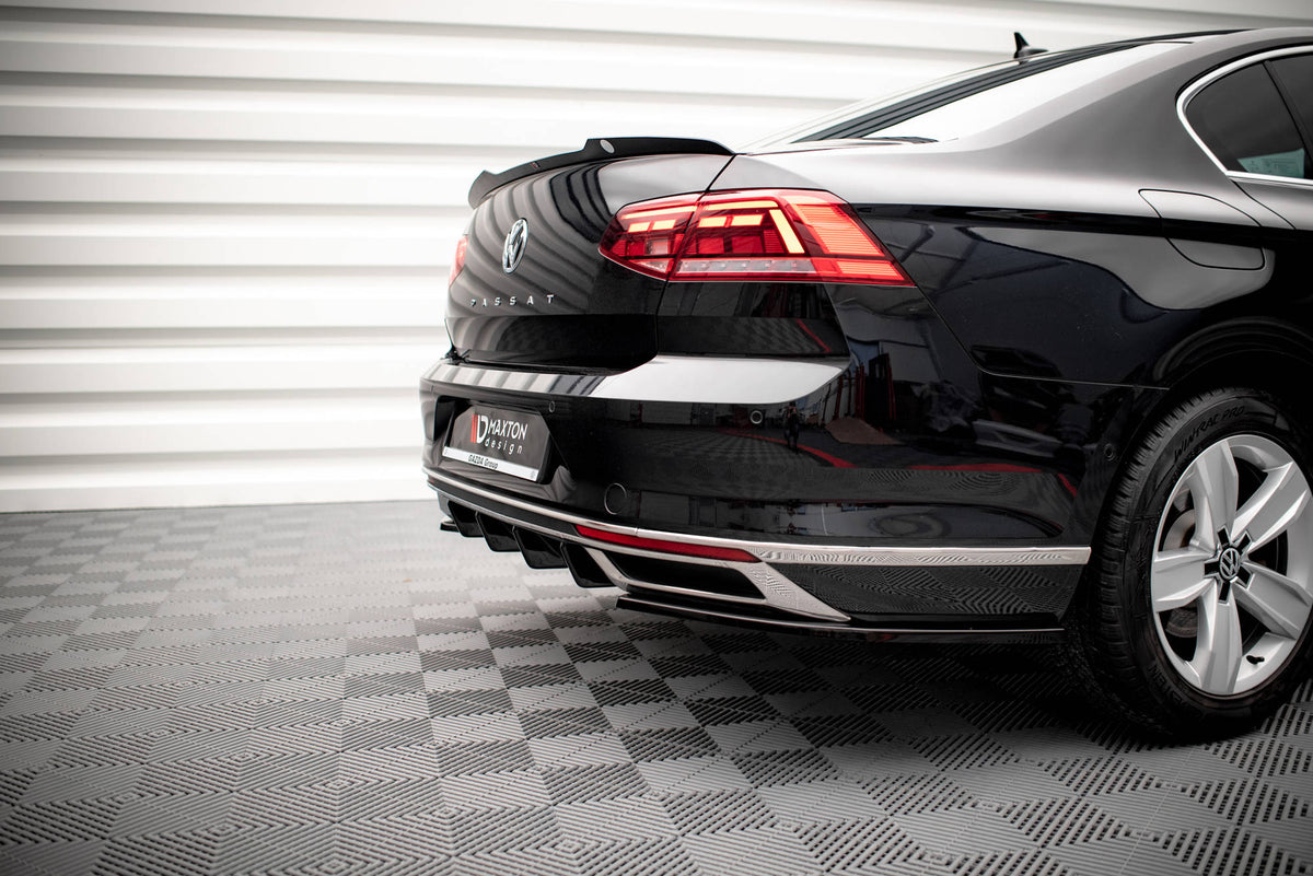 Maxton Design - Diffusor Heck Ansatz für VW Passat B8 Facelift - Aerowerk.