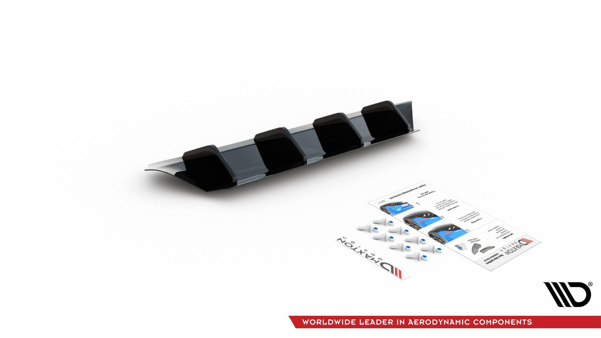 Maxton Design - Diffusor Heck Ansatz für VW Passat B8 Facelift - Aerowerk.