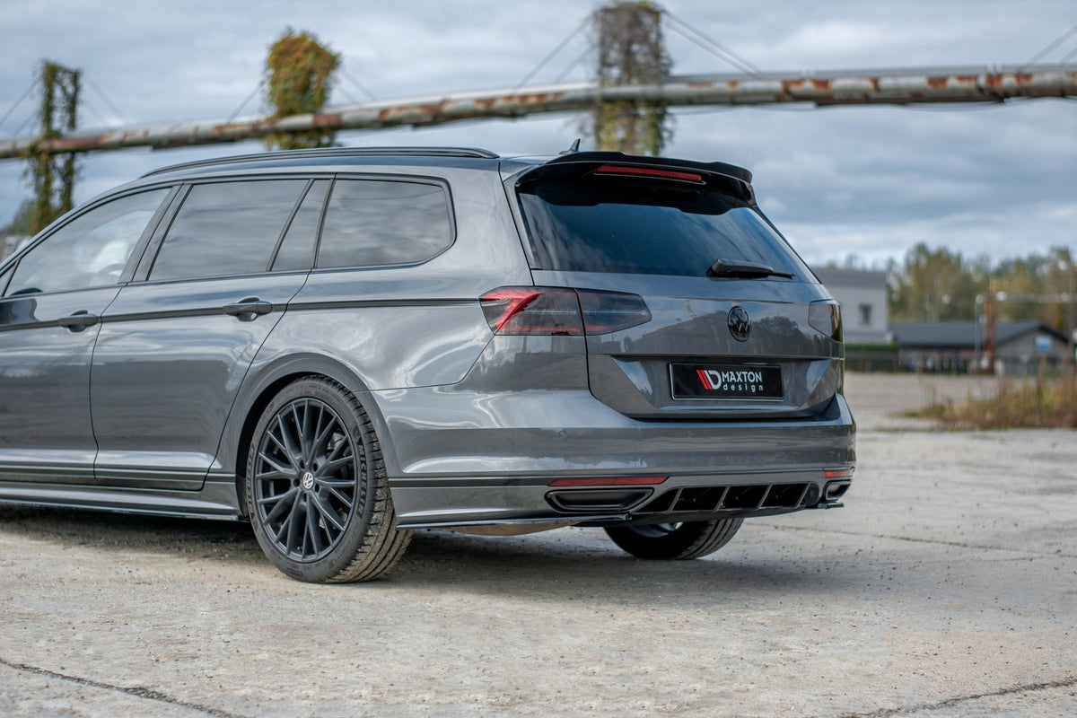 Maxton Design - Diffusor Heck Ansatz für VW Passat R - Line B8 - Aerowerk.