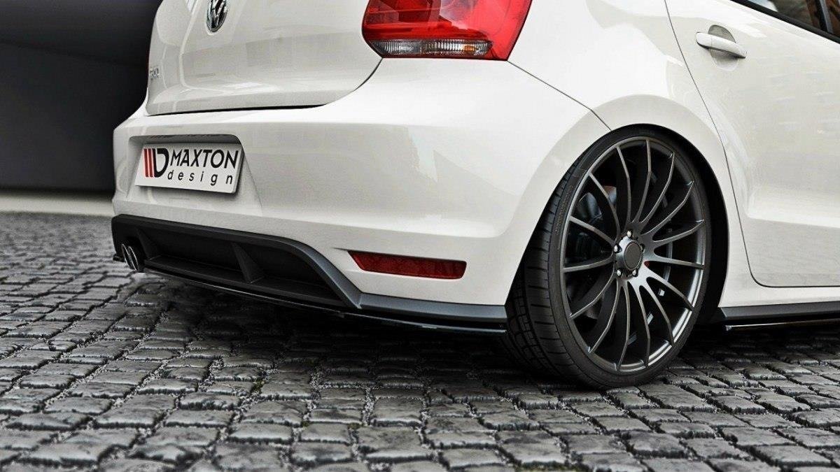 Maxton Design - Diffusor Heck Ansatz für VW Polo GTI Mk5 Facelift - Aerowerk.