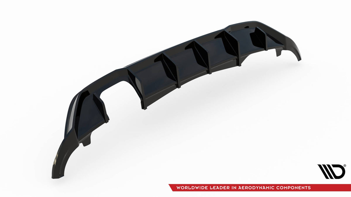 Maxton Design - Diffusor Heck Ansatz für VW Polo GTI Mk6 Facelift - Aerowerk.
