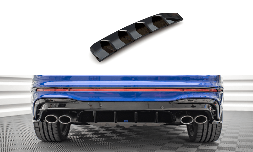 Maxton Design - Diffusor Heck Ansatz für VW Tiguan R Mk2 Facelift - Aerowerk.