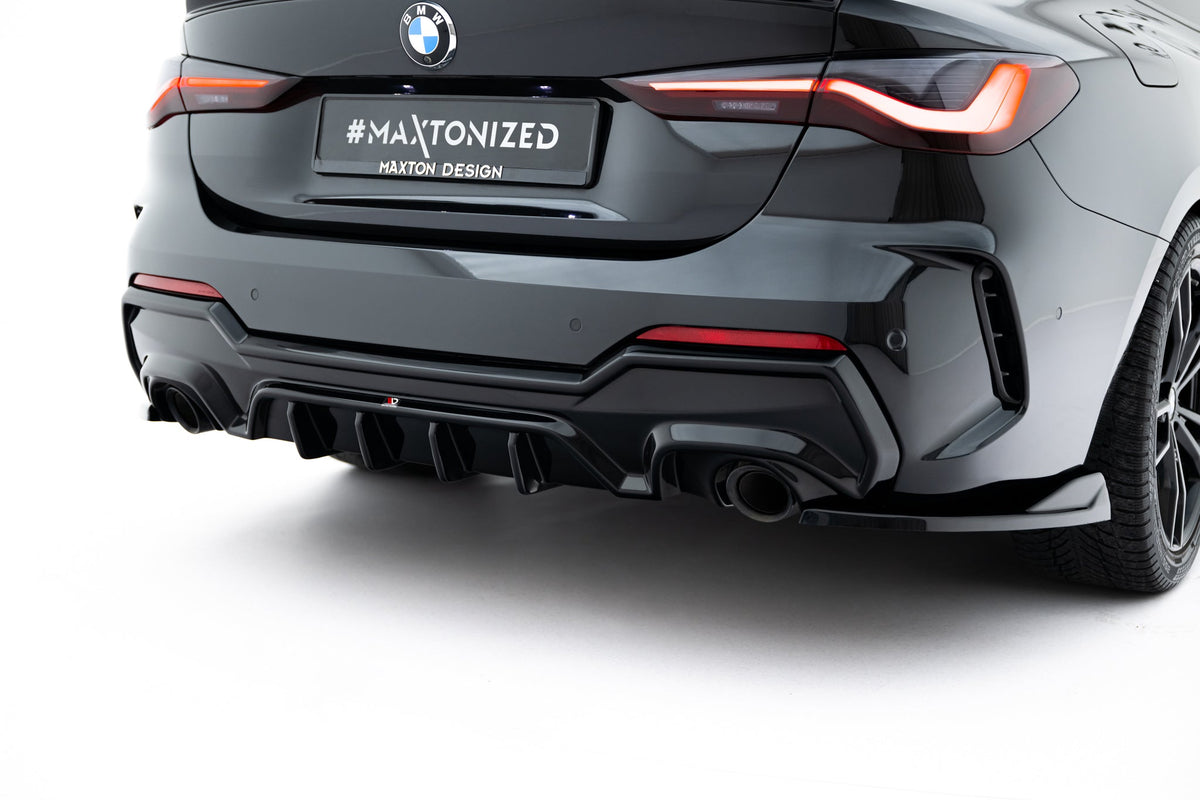 Maxton Design - Diffusor Heck Ansatz V.1 für BMW 4er M - Paket G22 / G23 / G22 Facelift / G23 Facelift - Aerowerk.