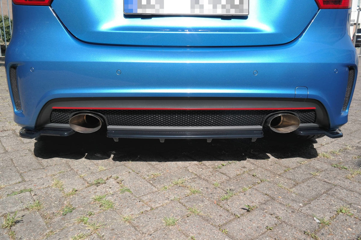 Maxton Design - Diffusor im DTM LOOK für Mercedes W176 AMG - LINE vor Facelift - Aerowerk.