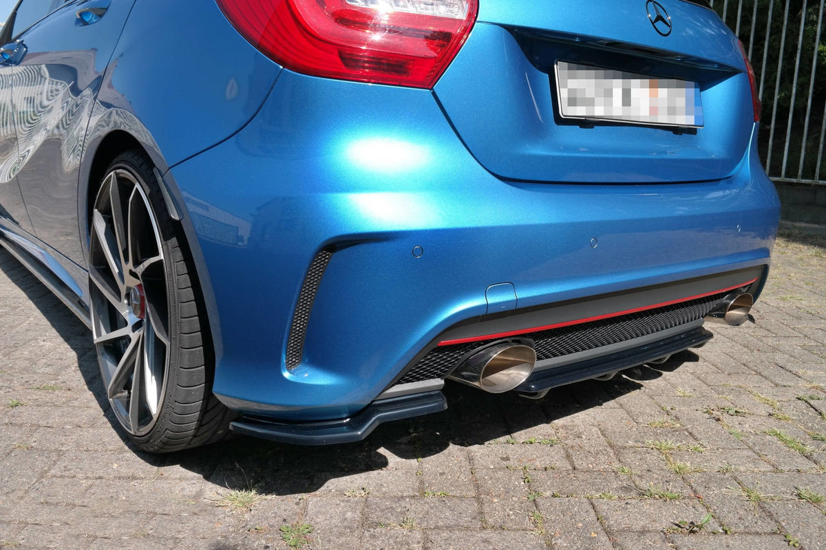 Maxton Design - Diffusor im DTM LOOK für Mercedes W176 AMG - LINE vor Facelift - Aerowerk.