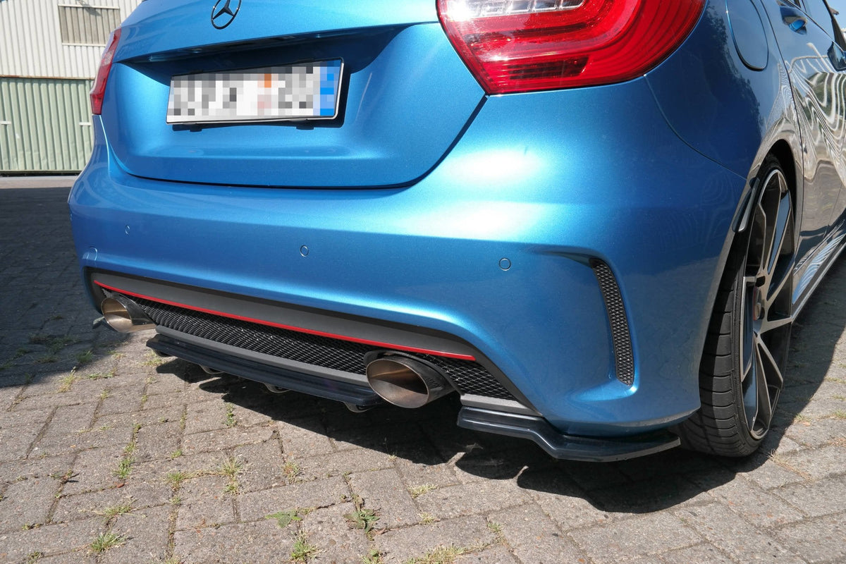 Maxton Design - Diffusor im DTM LOOK für Mercedes W176 AMG - LINE vor Facelift - Aerowerk.