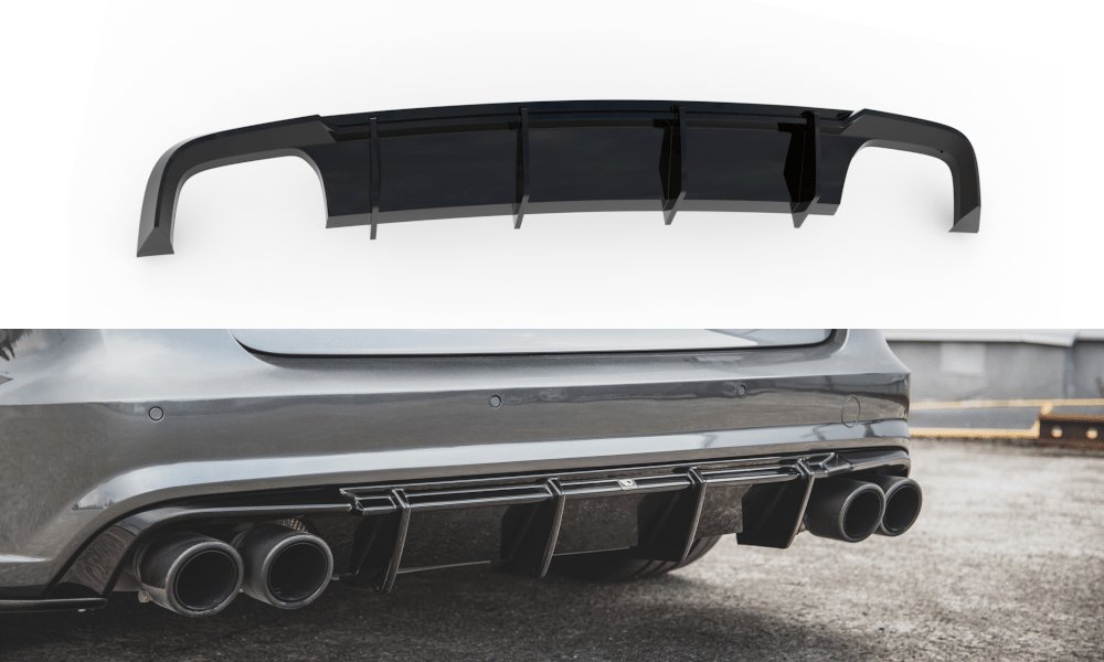 Maxton Design - Diffusor V1 Heck Ansatz für Audi S6 C7 Facelift - Aerowerk.