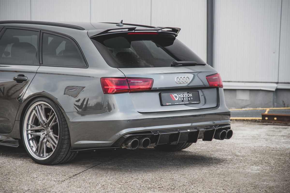 Maxton Design - Diffusor V1 Heck Ansatz für Audi S6 C7 Facelift - Aerowerk.