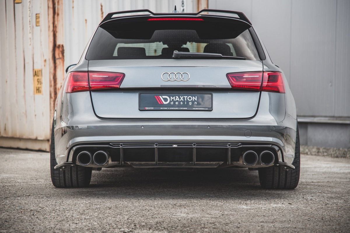 Maxton Design - Diffusor V1 Heck Ansatz für Audi S6 C7 Facelift - Aerowerk.