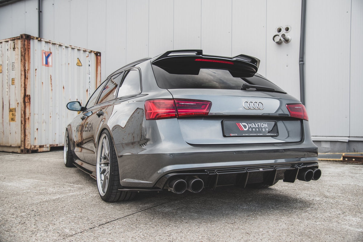 Maxton Design - Diffusor V1 Heck Ansatz für Audi S6 C7 Facelift - Aerowerk.