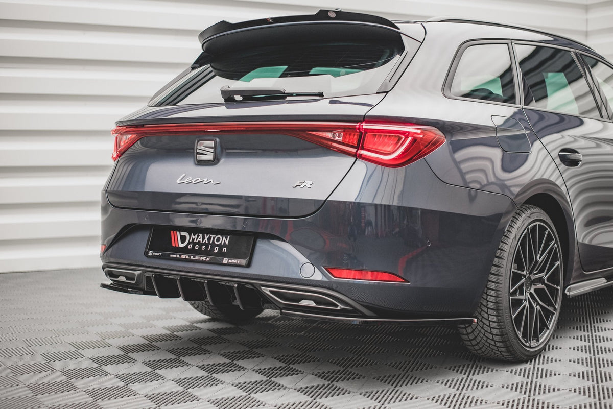Maxton Design - Diffusor V1 Heck Ansatz für Seat Leon FR ST Mk4 - Aerowerk.