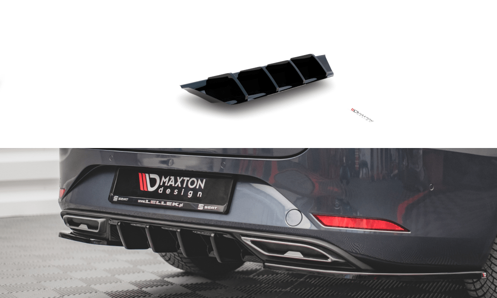 Maxton Design - Diffusor V1 Heck Ansatz für Seat Leon FR ST Mk4 - Aerowerk.