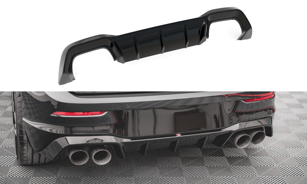 Maxton Design - Diffusor V1 Heck Ansatz für VW Golf R Mk8 Facelift - Aerowerk.