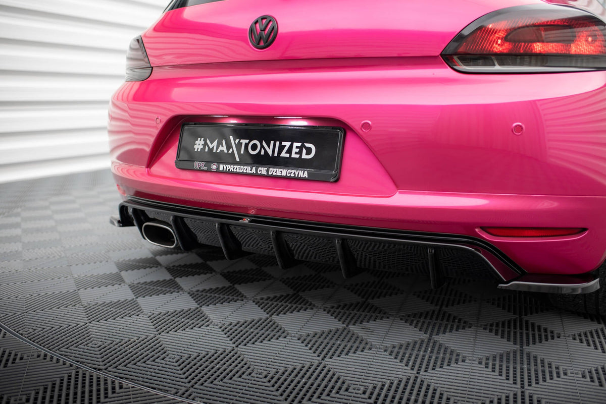 Maxton Design - Diffusor V1 Heck Ansatz für VW Scirocco Mk3 - Aerowerk.