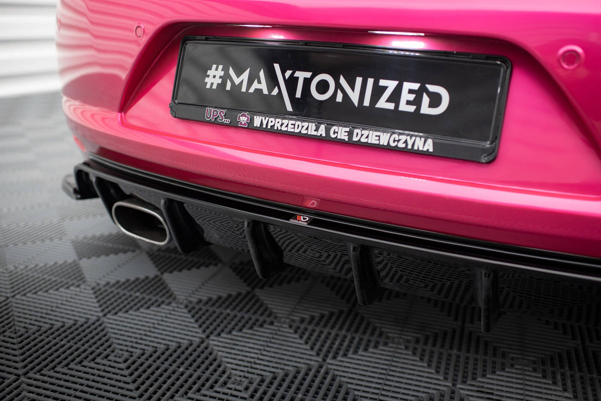 Maxton Design - Diffusor V1 Heck Ansatz für VW Scirocco Mk3 - Aerowerk.