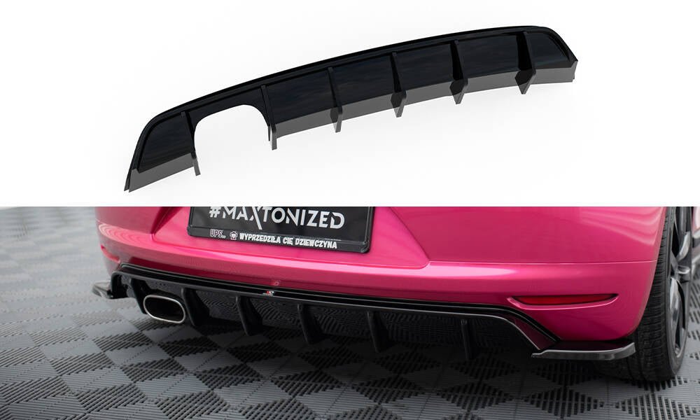 Maxton Design - Diffusor V1 Heck Ansatz für VW Scirocco Mk3 - Aerowerk.