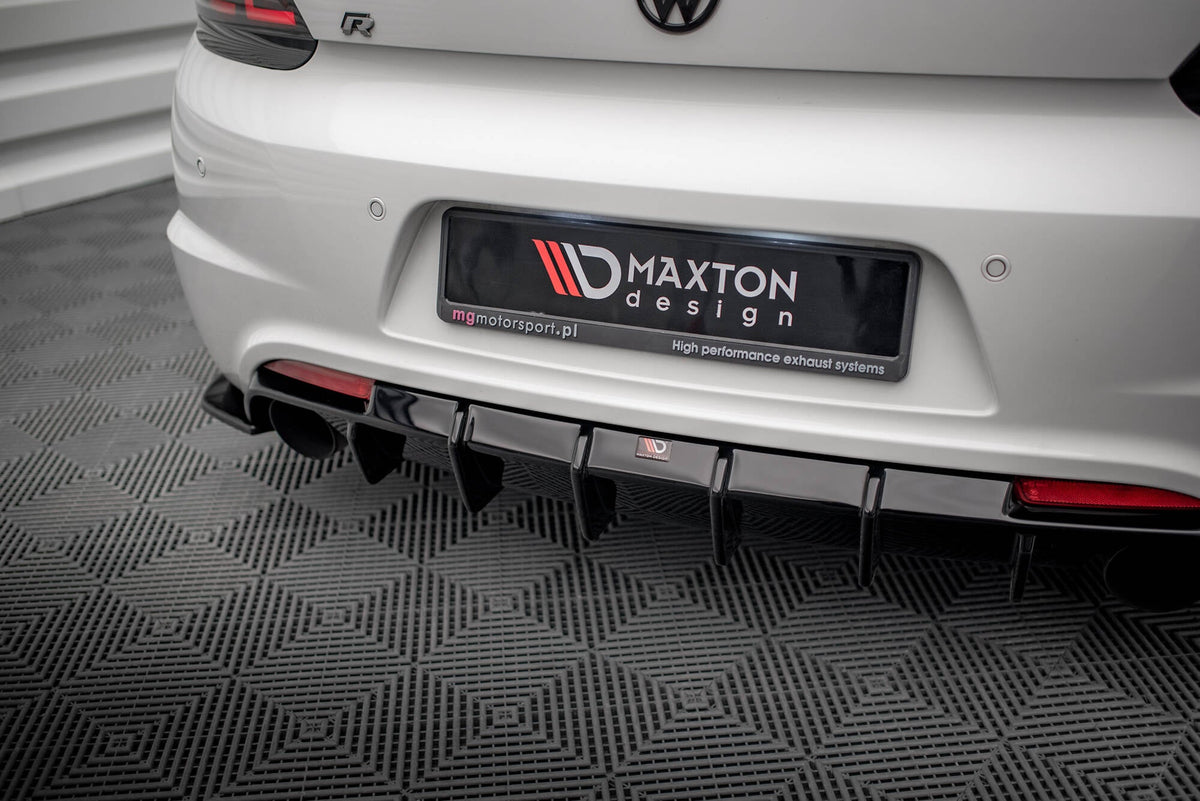 Maxton Design - Diffusor V1 Heck Ansatz für VW Scirocco R Mk3 - Aerowerk.